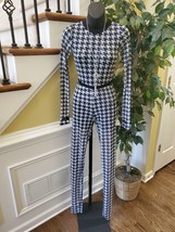 Jabrea Savanna Sheer Mesh Pant Set Clubwear Women Two Piece Outfit- Medium - £43.45 GBP