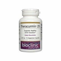 NEW Bioclinic Naturals Theracurmin 2X for Healthy Joint Function 120mg 75 VCaps - £71.52 GBP