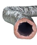 6" Silver Flex JPL Insulated Flexible Duct R6 25' FEET - $97.95