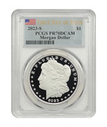 2023-S $1 Morgan Dollar PCGS PR70DCAM (First Day of Issue) - £119.89 GBP
