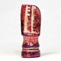 African Hand Carved Soapstone Bishop Replacement 2.5&quot; Pink Chess Piece 0... - $14.70
