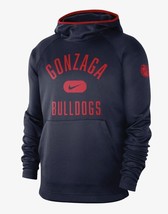 NWT men small Nike Gonzaga Bulldogs spotlight performance Hoodie logo basketball - £48.54 GBP