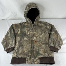 YOUTH Size L (14-16) Carhartt Realtree Xtra Camo Hooded Active Jacket Qu... - £58.83 GBP