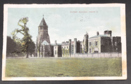 Antique 1909 Rugby School From Warwickshire England Postcard D&amp;D - £6.04 GBP