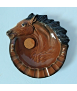 Vintage MCM Ceramic Horse Cigarrette/Pipe Ashtray, Japan - £16.65 GBP