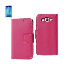 [Pack Of 2] Reiko Samsung Galaxy A8(2016) 3-In-1 Wallet Case In Pink - £20.19 GBP