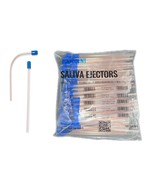 BRITEDENT Saliva Ejectors Clear Body With Blue Tips 100/Pk BSI-9001 - $10.29 CAD