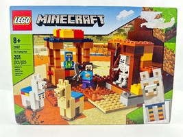 LEGO Minecraft The Trading Post (21167) 201 Pcs New Sealed - Box slightl... - £21.89 GBP