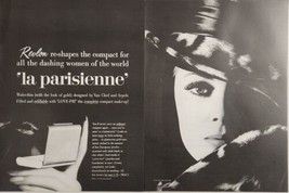 1963 Print Ad Revlon la parisienne Love-Pat Complete Compact Make-Up  - £17.49 GBP