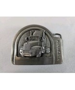 KENWORTH Tonkin 1985 B-42 Pewter Belt Buckle Semi Trucker - $13.60 CAD