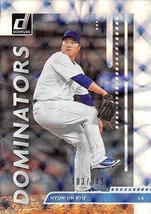 2020 Donruss Dominators #D6 Hyun Jin Ryu SER NUM 103/349 Dodgers ⚾ - £0.77 GBP