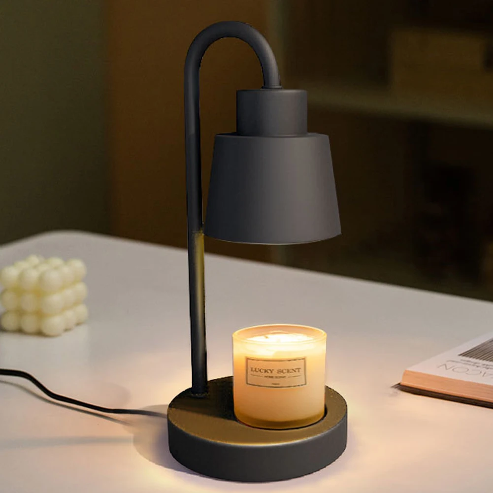 Electric Candle Melt Lantern Retro Candle Melting Table Lamp Safe Candle... - £30.47 GBP+