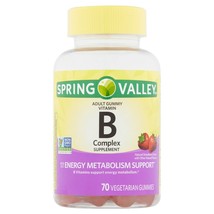Spring Valley Vitamin B Complex Supplement Adult Vegetarian Gummies, 70 ... - £15.97 GBP
