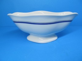 Porcelaine D&#39;Auteuil Ligne Marine Individual Gravy Boat - £19.28 GBP