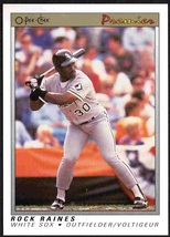 Chicago White Sox Tim Raines 1991 O-Pee-Chee Premier Baseball Card #97 nr mt - £1.17 GBP
