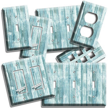 RUSTIC OLD AGED RECLAIMED BEACHWOOD WOOD PLANKS LIGHT SWITCH PLATES OUTL... - $17.09+