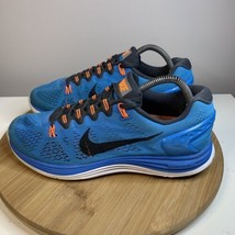 Nike Lunarglide 5 Mens Size 8.5 Running Shoes Blue Athletic Sneakers 599... - £27.62 GBP