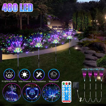 480Led Solar Firework Starburst Fairy Lights Outdoor Path Lawn Garden Decor Lamp - £47.15 GBP