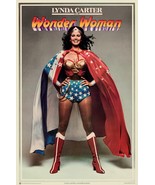 Wonder Woman / Lynda Carter RARE 23 x 35 1977 RP Commercial Poster - $61.54 CAD