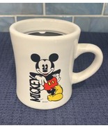 Vintage Highwave Mickey Mouse Disney Travel Mug Coffee Cup W/ Lid Non Sl... - $341.17 MXN