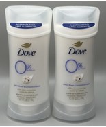 Dove 0% Aluminum Cotton Flower &amp; Sandalwood Scent Deodorant Stick 2.6 Oz - £6.81 GBP