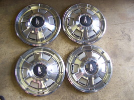 1968 Plymouth Barracuda Hubcaps Wheel Covers 1969 Satellite Belvedere Valiant - £91.50 GBP