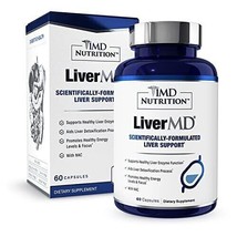 1MD Nutrition LiverMD Liver Support Supplement Milk Thistle Extract Brand New - £58.13 GBP