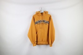 Vintage 90s Mens Small Faded Baldwin Wallace College Spell Out Hoodie Sweatshirt - £43.47 GBP