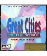 Great Cities Volume 1 &amp; 2 (PC-CD-ROM, 1994) for Windows - NEW CD in SLEEVE - $3.98
