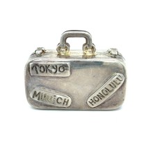 Tiffany &amp; Co. Sterling Silver Suitcase Briefcase Attache Pill Box Nice T... - $475.19