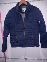 FAT FACE Blue Jacket size Uk 8 Womens Polyester Cotton Hooded Windcheate... - £25.82 GBP