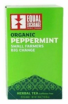 NEW Equal Exchange Tea Pacific Peppermint Organic Caffeine Free 20 Count - £8.73 GBP
