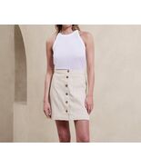NWT Still In The Package Banana Republic Twill Button Up Mini Skirt Size 16 - $38.92 CAD