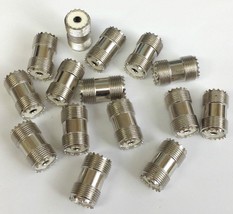 Lot of (12) Audio Video Cable UHF Double Female Adapter Connectors - £18.95 GBP