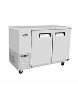 Atosa MBB48GR 48&quot; 2 Stainless Doors Back Bar Beer Cooler Casters FREE LI... - €1.992,43 EUR