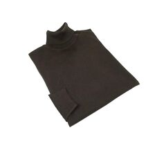 Men PRINCELY Italian Wool Blend Turtle Neck Pullover Slim 84001-80 Brown 109 image 2