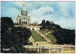 France Postcard Paris Basilique du Sacre-Coeur Sacred Heart Basilica - $2.96