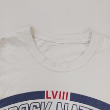 Brock Nation LVlll Perry Made Men's White Short Sleeve Graphic T-Shirt Chest 46" image 2