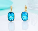 Ful austrian crystal earrings gold cz rhinestone big stud earrings for women party thumb155 crop