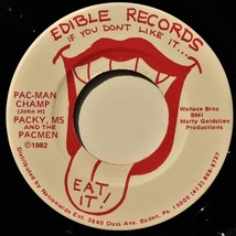 PAC-MAN Champ / Packy, Ms And The Pacmen / Pizza Polka - Gino And The Pacmen 45 - £18.32 GBP