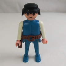 1974 Geobra Playmobile Man Carpenter 2.75&quot; Figure - £6.19 GBP