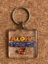 Vintage Lucite Aloha Hawaii Keychain - $4.90