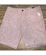 14th &amp; Union Twill Chino Shorts Red. Size 34. Slim Fit. NWT. Y - $24.74