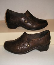 EARTH Origins ROCHESTER Women’s Dark Brown Leather Dress / Casual Loafers Sz 7 M - £15.98 GBP