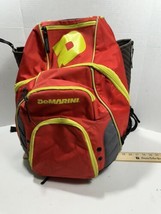 Demarini Voodoo Rebirth 2 Bat Backpack Orange Pack Bag 4 Compart READ - $39.19