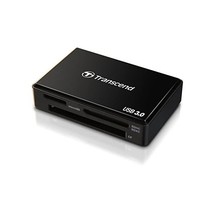 Transcend All-in-1 Multi-Card Reader Device (SDHC/SDXC/MSXC USB 3.0) Black  - $47.00