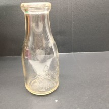 1930s One Pint Milk Bottle &quot;A Bottle of Milk is a Bottle of Health&quot; - $24.00