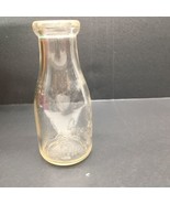 1930s One Pint Milk Bottle &quot;A Bottle of Milk is a Bottle of Health&quot; - $24.00