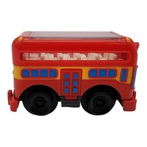 Fisher Price GeoTrax Highview Tours Red Double Decker Bus Toy Vehicle - $8.92