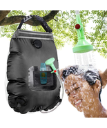 Solar Shower Bag | 5 Gal/20L Solar Heating Camping Shower Bag | Removabl... - $28.71